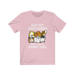 Behind Every Great Woman Are Guinea Pigs Shirt - guinea pig print design