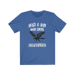 Just A Boy Who Loves Archaeopteryx Dinosaur Shirt - archaeopteryx print design