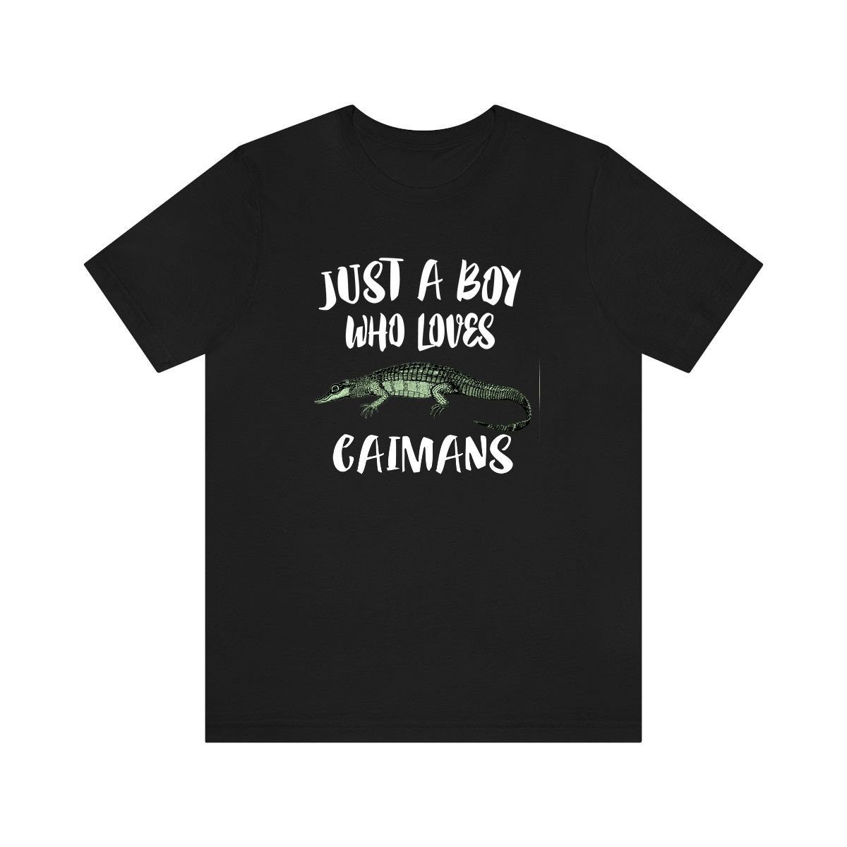 Just A Boy Who Loves Caymans Shirt - cayman print design