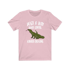 Just A Boy Who Loves Komodo Dragons Shirt - Komodo Dragon print design