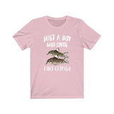 Just A Boy Who Loves Cory Catfish Shirt, Cory Catfish Lover Shirt, Cory Catfish Shirt, Aquarium Lover Gift, Animal Adult Kids T-Shirt Image 4