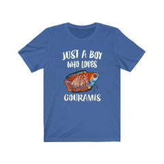 Just A Boy Who Loves Gouramis Fish Shirt - gourami print design