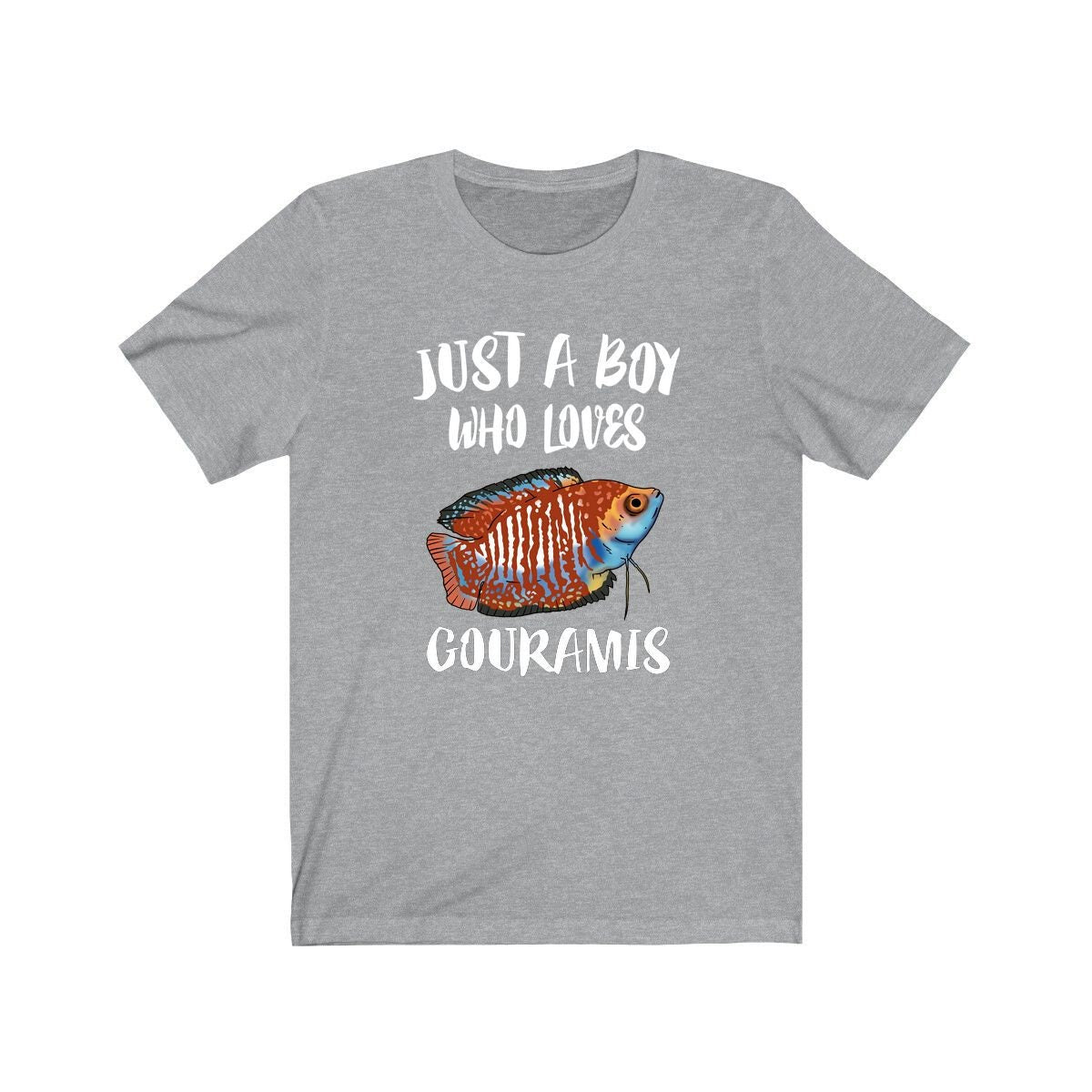 Just A Boy Who Loves Gouramis Fish Shirt - gourami print design