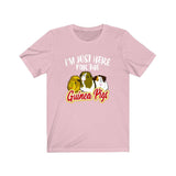 I'm Just Here For The Guinea Pigs Funny Shirt, Guinea Pig Owner Shirt, Guinea Pig Lover Gift, Guinea Pig Tee, Guinea Pig Gift T-Shirt Image 4