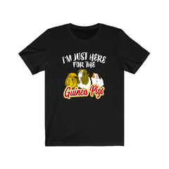 I'm Just Here For The Guinea Pigs Shirt - guinea pig print design