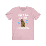 Just A Boy Who Loves Goldendoodles Dogs Shirt, Goldendoodle Lover Shirt, Dog Shirt, Goldendoodle Lover Gift, Animal Adult Kids T-Shirt Image 4