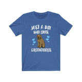Just A Boy Who Loves Goldendoodles Dogs Shirt, Goldendoodle Lover Shirt, Dog Shirt, Goldendoodle Lover Gift, Animal Adult Kids T-Shirt Image 3