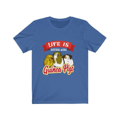 Life Is Better With Guinea Pigs T-Shirt - guinea pig print design
