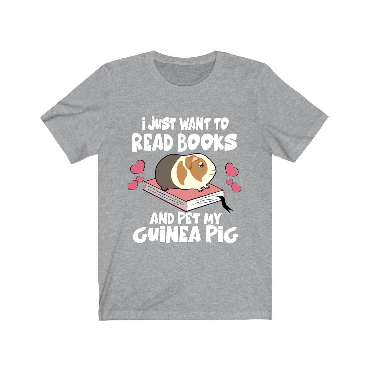 Read Books And Pet My Guinea Pig Shirt - guinea pig print design