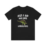 Just A Boy Who Loves Kentrosaurus Dinosaur Shirt, Kentrosaurus Lover Shirt, Dinosaur Shirt, Dinosaur Lover Gift, Animal Adult Kids T-Shirt Image 1