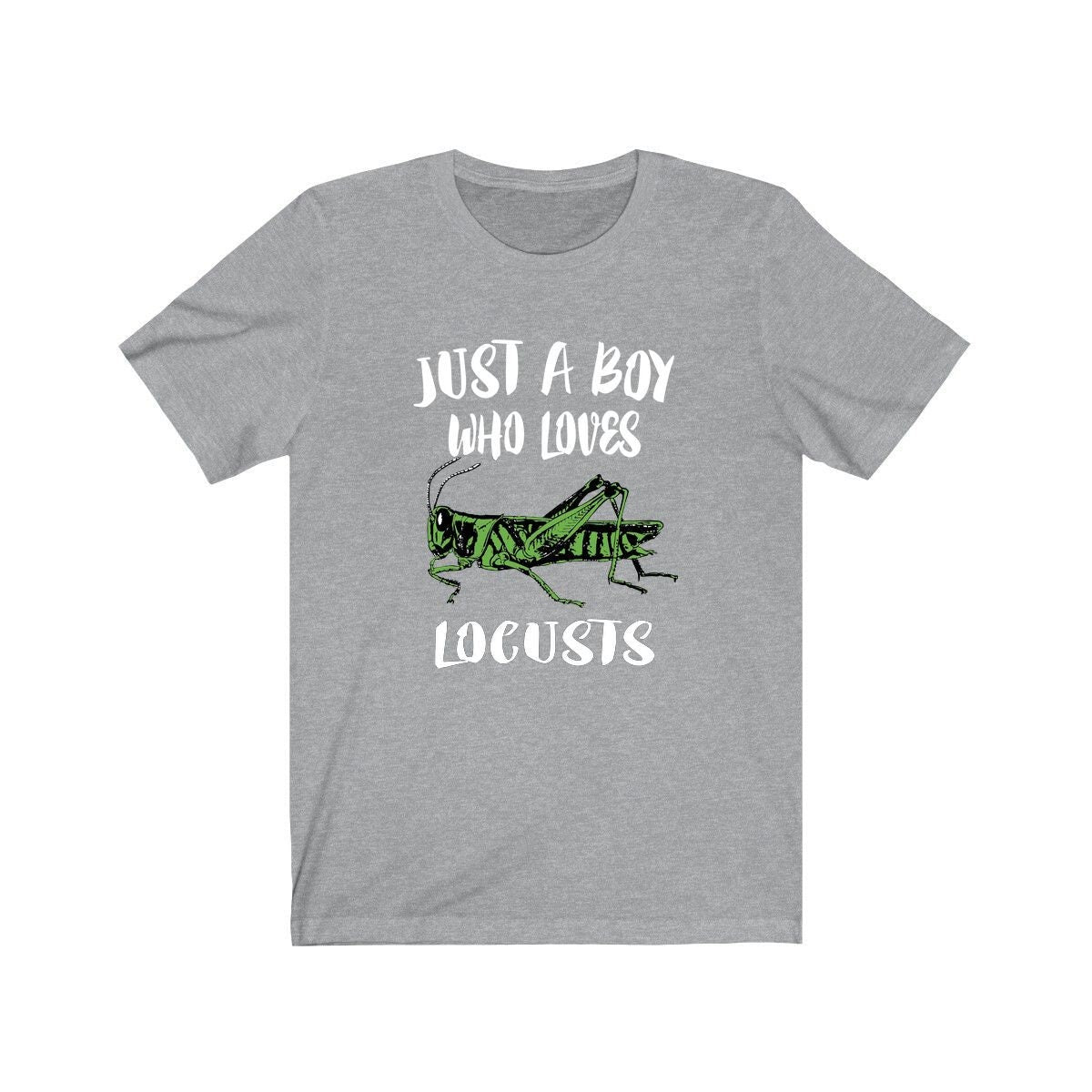 Just a boy who loves locusts swarming grasshopper insect tee