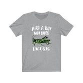 Just A Boy Who Loves Locusts Shirt, Locust Lover Shirt, Locust Shirt, Locust Lover Gift, Animal Adult Kids T-Shirt Image 1