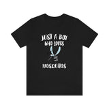 Just A Boy Who Loves Mosquitos Shirt, Mosquito Lover Shirt, Mosquito Shirt, Mosquito Lover Gift, Animal Adult Kids T-Shirt Image 3