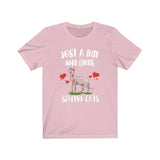 Just A Boy Who Loves Sphynx Cats Shirt, Sphynx Cat Lover Shirt, Sphynx Cat Shirt, Cat Lover Gift, Animal Adult Kids T-Shirt Image 4