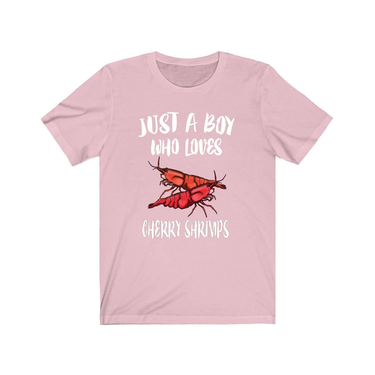 Just A Boy Who Loves Cherry Shrimps Shirt - cherry shrimp print design