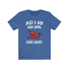 Just A Boy Who Loves Cherry Shrimps Shirt - cherry shrimp print design