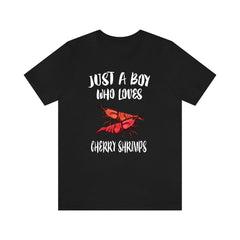 Just A Boy Who Loves Cherry Shrimps Shirt - cherry shrimp print design