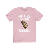 Just A Boy Who Loves Slow Loris Shirt, Slow Loris Shirt, Slow Loris Shirt, Slow Loris Lover Gift, Animal Adult Kids T-Shirt Image 4