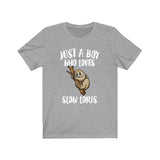 Just A Boy Who Loves Slow Loris Shirt, Slow Loris Shirt, Slow Loris Shirt, Slow Loris Lover Gift, Animal Adult Kids T-Shirt Image 2