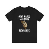 Just A Boy Who Loves Slow Loris Shirt, Slow Loris Shirt, Slow Loris Shirt, Slow Loris Lover Gift, Animal Adult Kids T-Shirt Image 1