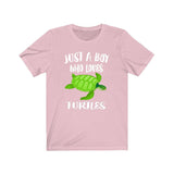 Just A Boy Who Loves Turtles Shirt, Turtle Shirt, Turtle Shirt, Turtle Lover Gift, Animal Adult Kids T-Shirt Image 4