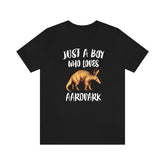 Just A Boy Who Loves Aardvark Shirt, Aardvark Shirt, Aardvark Shirt, Aardvark Lover Gift, Animal Adult Kids T-Shirt Image 1