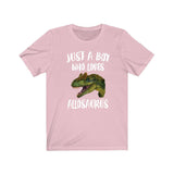 Just A Boy Who Loves Allosaurus Dinosaur Shirt, Allosaurus Shirt, Dinosaur Shirt, Dinosaur Lover Gift, Animal Adult Kids T-Shirt Image 4