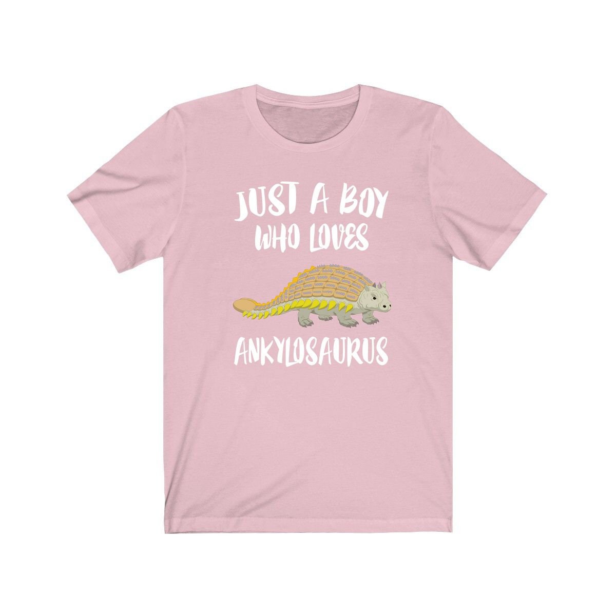 Just a boy who loves ankylosaurus Cretaceous armored tank dinosaur tee