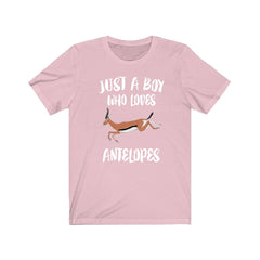 Just a boy who loves antelopes African savanna hoofed animal tee