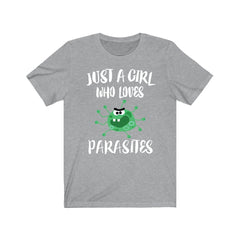 Just A Girl Who Loves Parasites Shirt - parasite print design