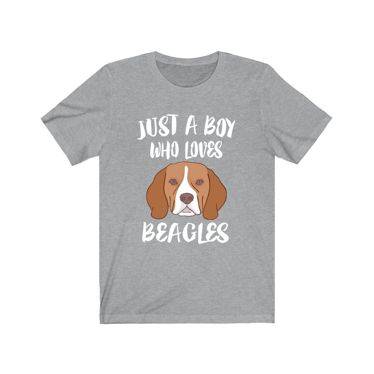 Just A Boy Who Loves Beagles Dog Shirt - Beagle print design