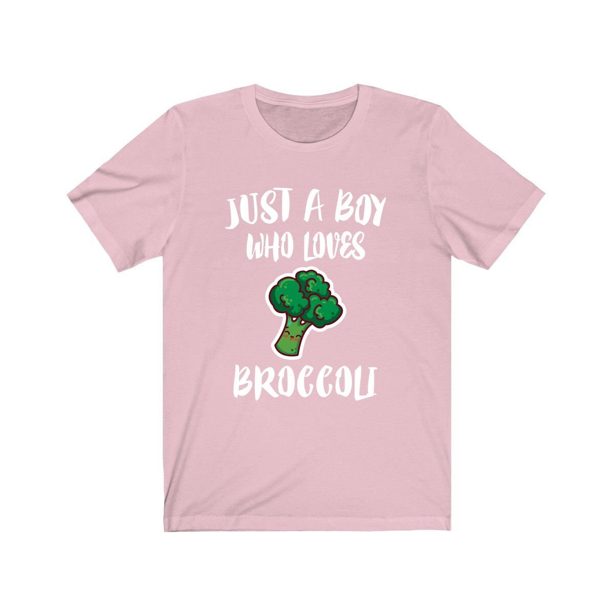 Just A Boy Who Loves Broccoli Shirt - broccoli print design