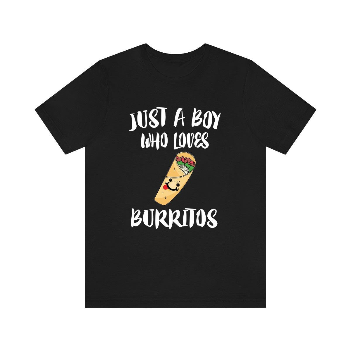 Just A Boy Who Loves Burritos Shirt - burrito print design