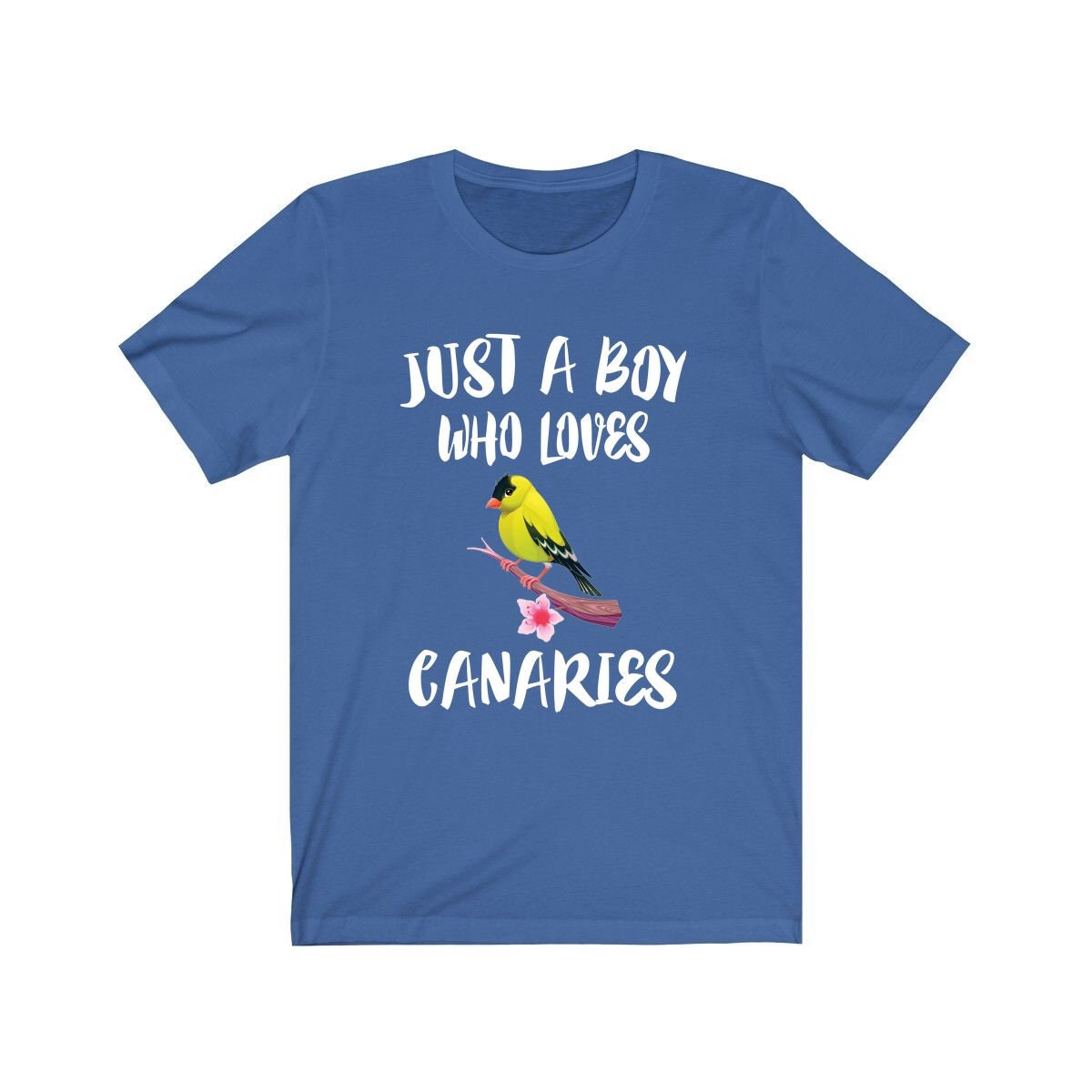 Just A Boy Who Loves Canaries Birds Shirt - canary print design