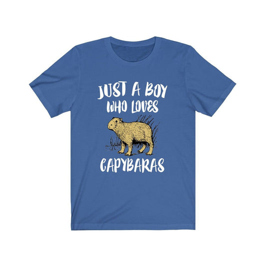 Just a boy who loves capybaras South American giant rodent tee