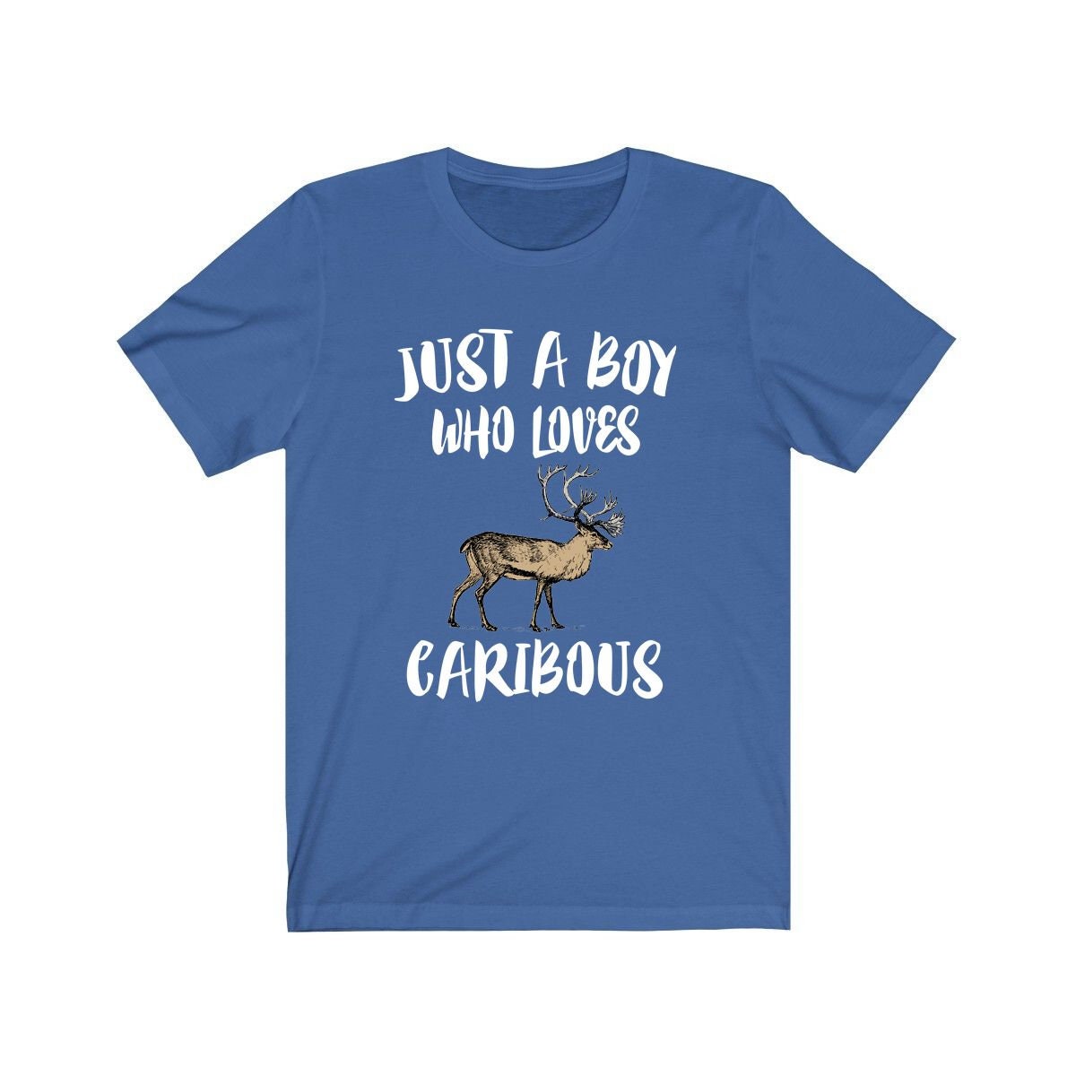 Just A Boy Who Loves Caribous Shirt - caribou print design