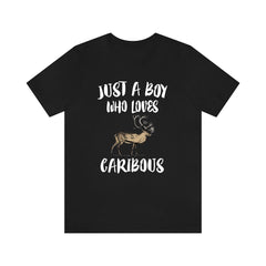 Just A Boy Who Loves Caribous Shirt - caribou print design