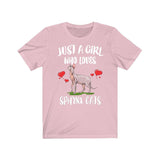 Just A Girl Who Loves Sphynx Cats Shirt, Sphynx Cat Lover Shirt, Cat Lover Gift, Cat Tee, Animal Adult Toddler Kids T-Shirt Image 4