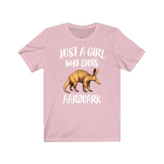 Just A Girl Who Loves Aardvarks Shirt - aardvark print design