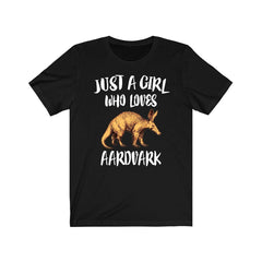 Just A Girl Who Loves Aardvarks Shirt - aardvark print design