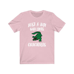 Just A Boy Who Loves Crocodiles Shirt - crocodile print design