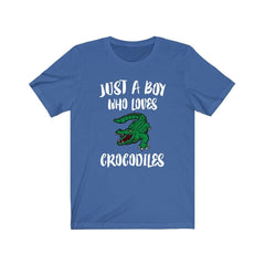 Just A Boy Who Loves Crocodiles Shirt - crocodile print design