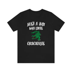 Just A Boy Who Loves Crocodiles Shirt - crocodile print design