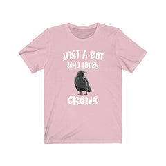 Just A Boy Who Loves Crows Birds Shirt - crow print design
