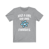 Just A Girl Who Loves Amoebas Shirt, Microbiologist Lover Shirt, Amoebas Lover Gift, Science Tee, Animal Adult Toddler Kids T-Shirt Image 2