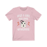 Just A Girl Who Loves Hamsters Shirt, Hamster Shirt, Hamster Owner Gift, Animal Lover Adult Toddler Infant Kids Gift T-Shirt Image 3