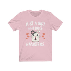 Just A Girl Who Loves Hamsters Shirt - hamster print design