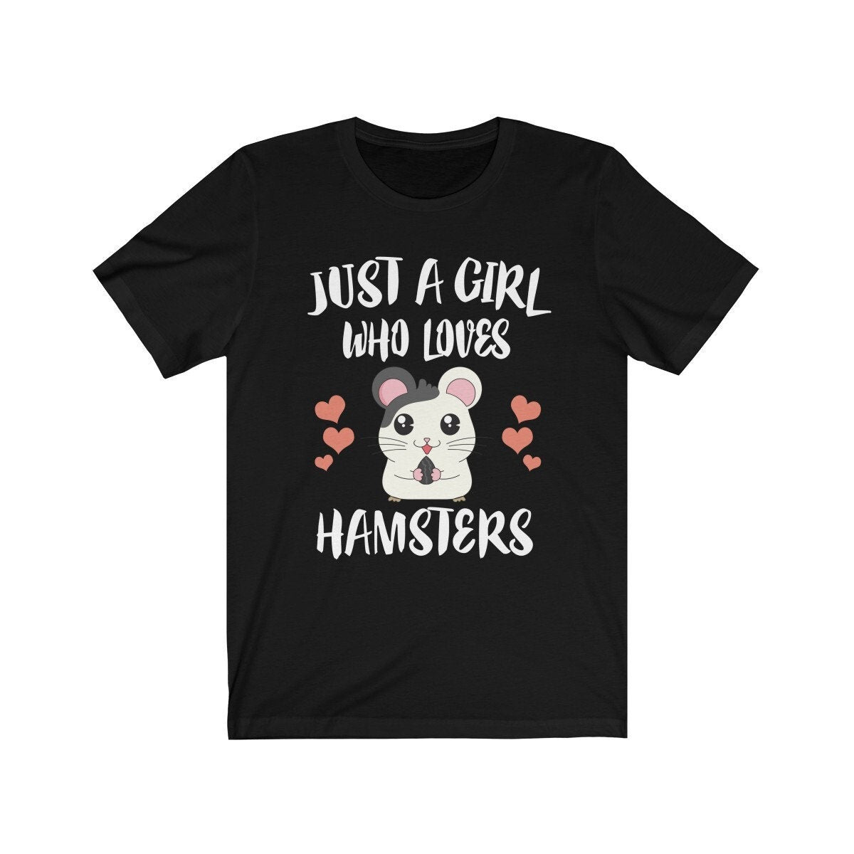 Just A Girl Who Loves Hamsters Shirt, Hamster Shirt, Hamster Owner Gift, Animal Lover Adult Toddler Infant Kids Gift T-Shirt Image 1