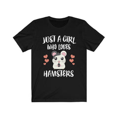 Just A Girl Who Loves Hamsters Shirt - hamster print design