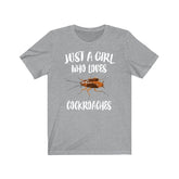 Just A Girl Who Loves Cockroaches Shirt, Cockroach Lover Shirt, Cockroach Lover Gift, Cockroach Shirt, Animal Adult Toddler Kids T-Shirt Image 1
